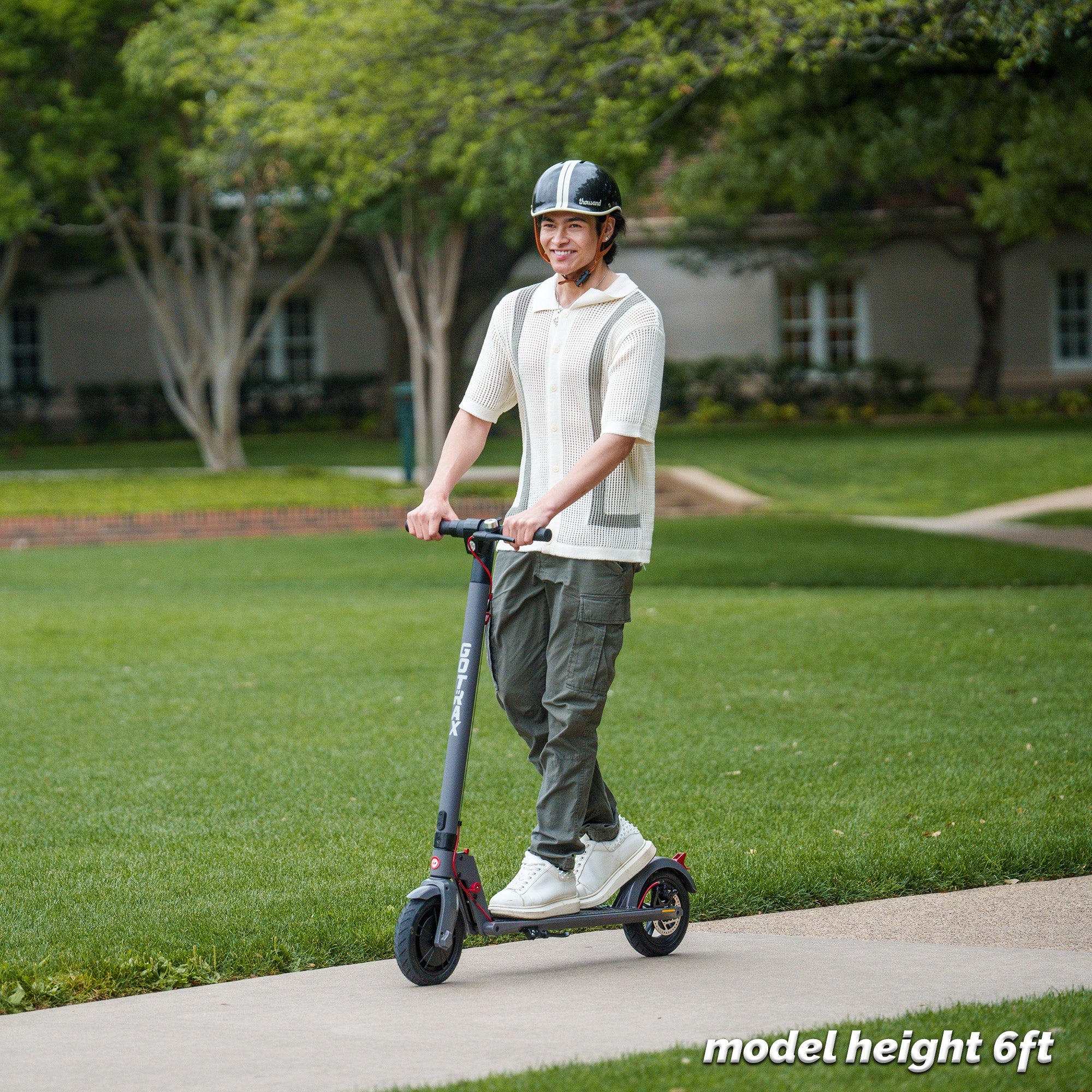 2025 GoTrax XR Advance Patinete Eléctrico – Patinete Plegable con Larga Autonomía para Desplazamientos de Adultos