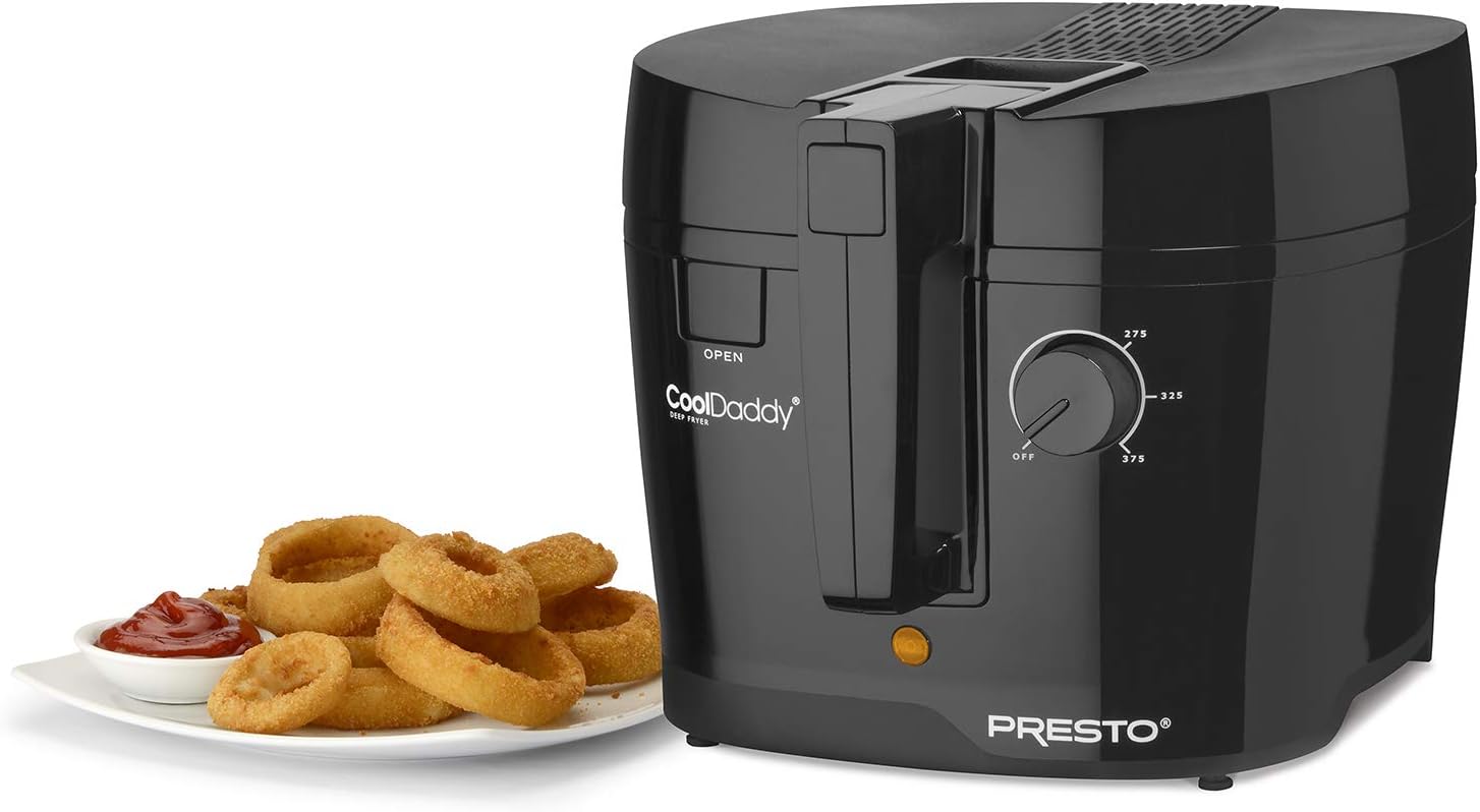 05442 CoolDaddy Cool-touch Deep Fryer Black