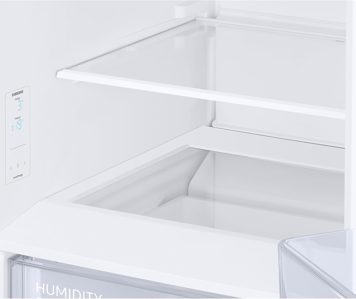 Samsung Frigorífico Combi IA 185.5cm Balda Botellero, Dispensador de agua 341L Clase D Plata RB34C632DSA/EF