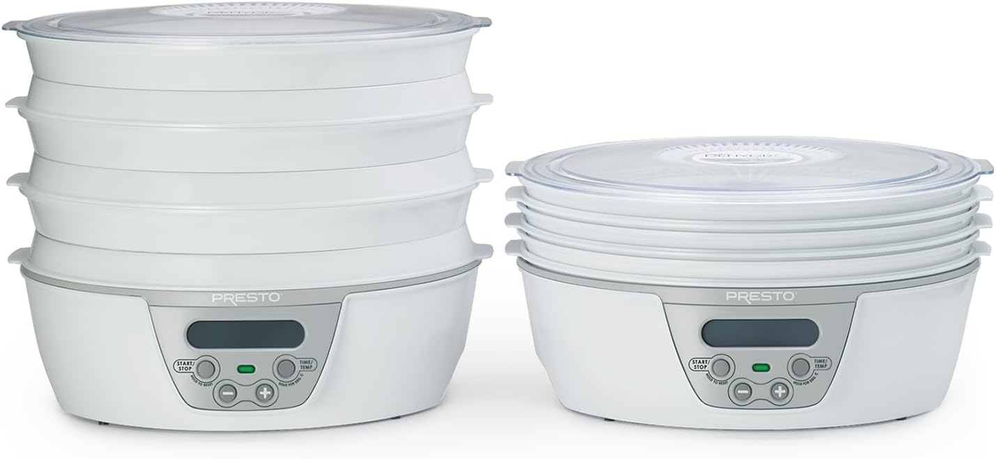 Presto 12-Quart Programmable Electric Pressure Canner, Stainless Steel, Black Finish