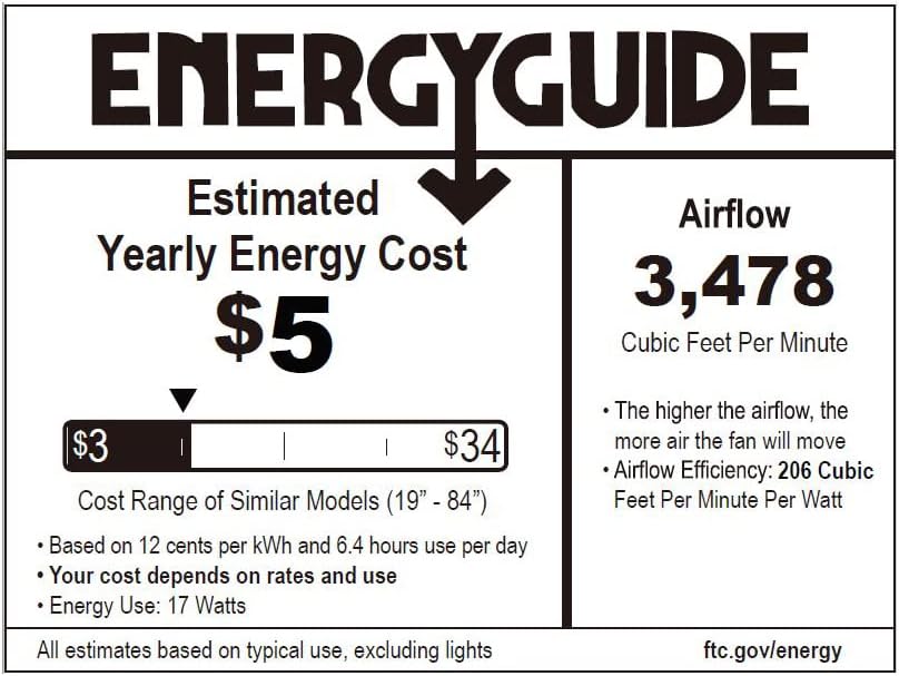 Minka-Aire Sleek 60′′ Ceiling Fan, Soft Brass/White, LED, Smart Remote/App Control, Energy Star Certified