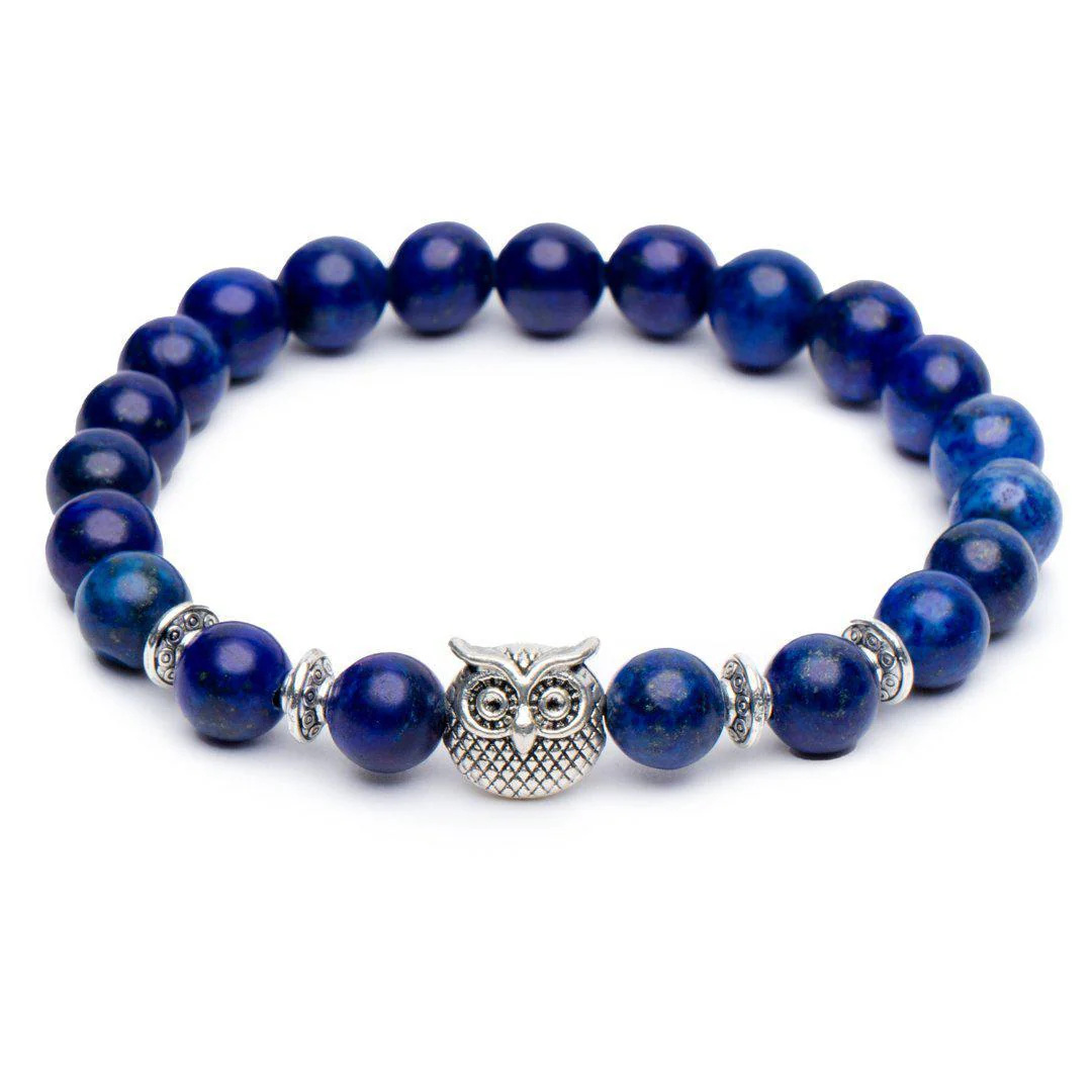 Balans Armband Uil - Lapis Lazuli - Wijsheid