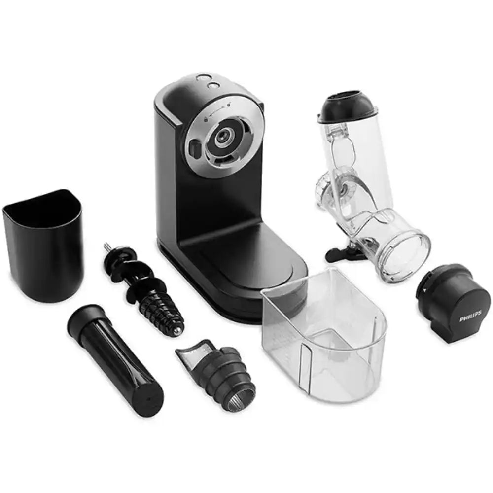 Philips Viva Cold Press Masticating Slow Juicer - Black | HR1889/71