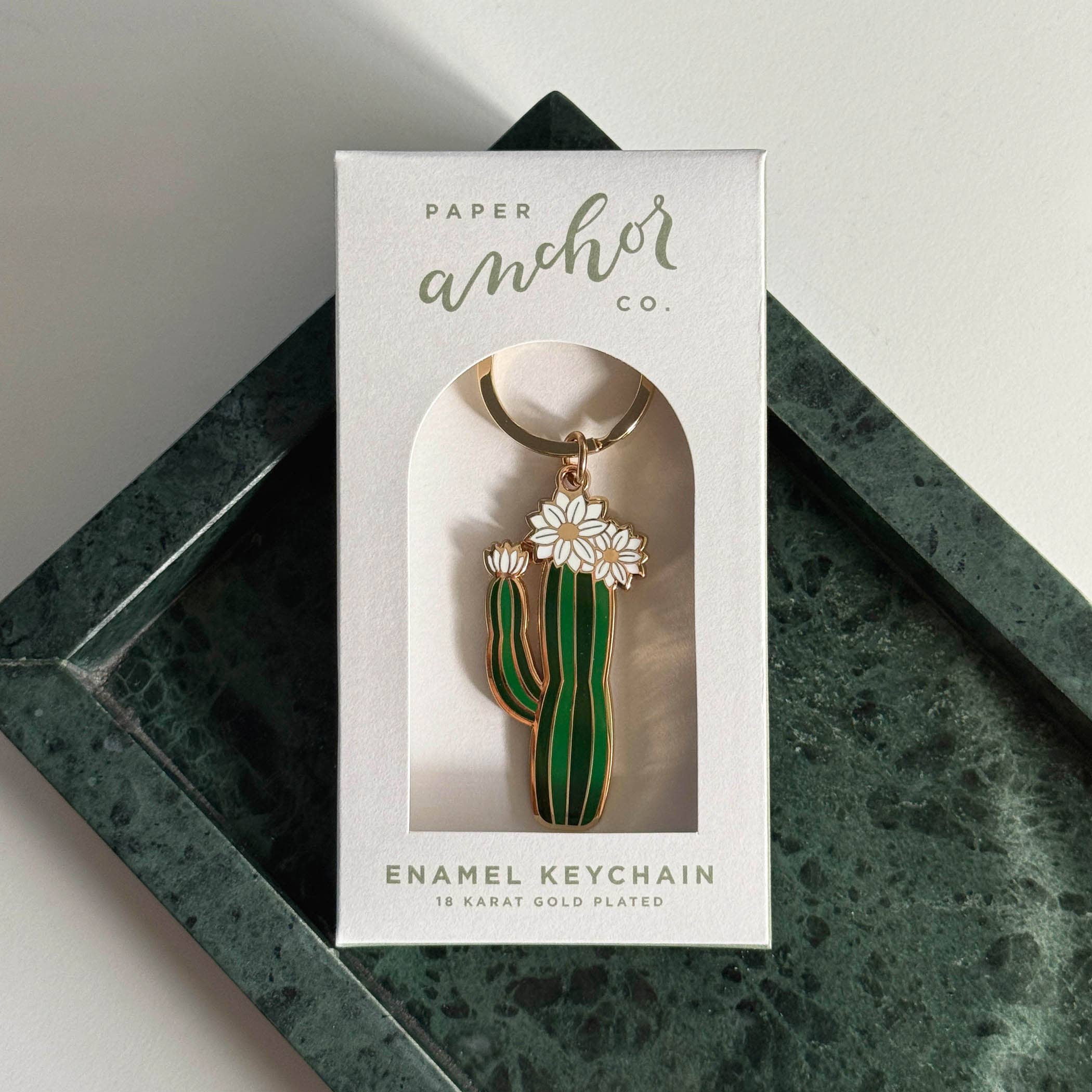 Olivia Blooming Cactus Keychain?