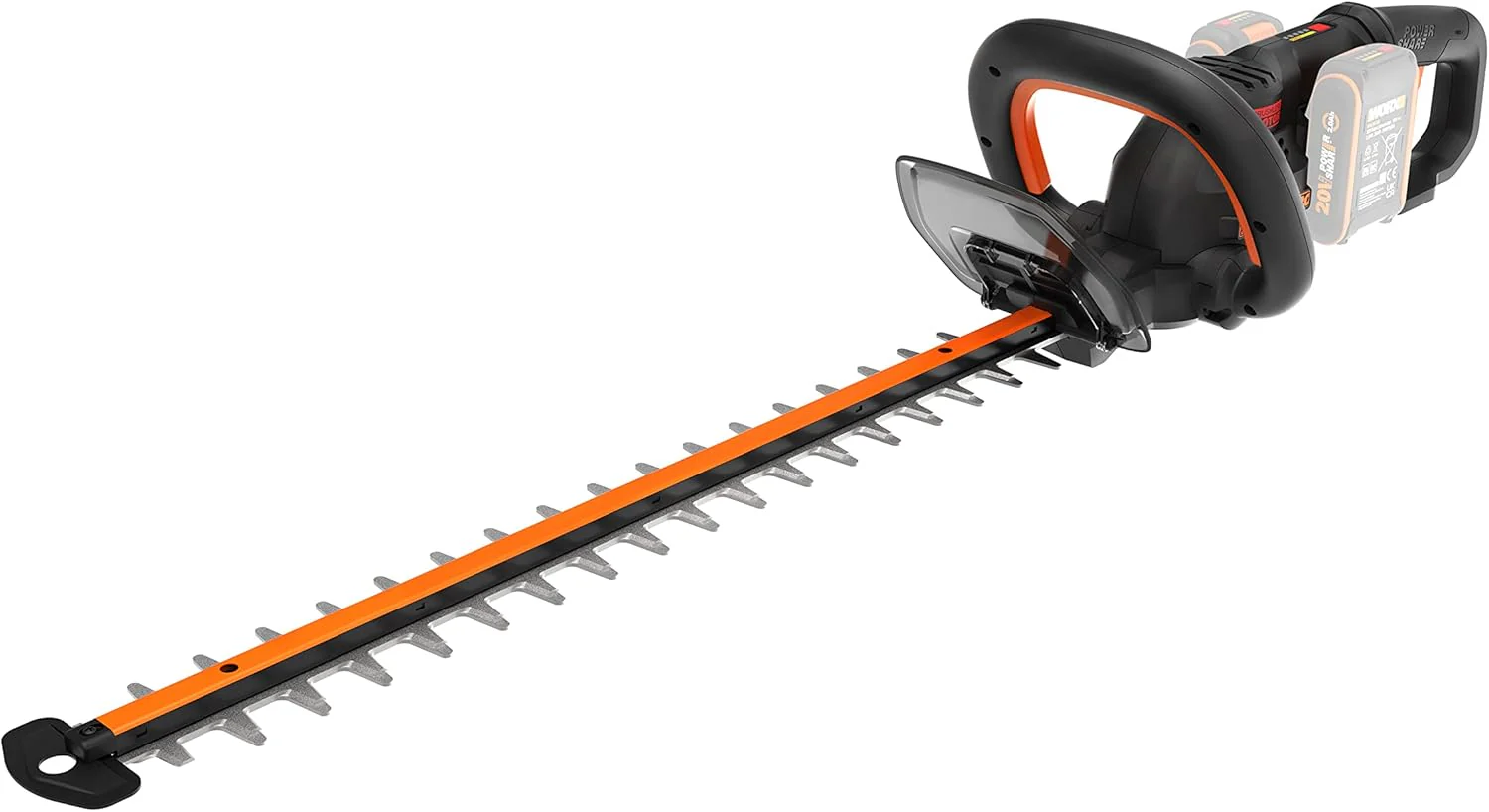 WORX WG286E.9 Nitro Tagliasiepi a batteria professionale 40V – taglio preciso anche ad angoli difficili – potente motore brushless – lunghezza di taglio 58cm – distanza tra i denti 27mm – senza batteria e caricabatterie