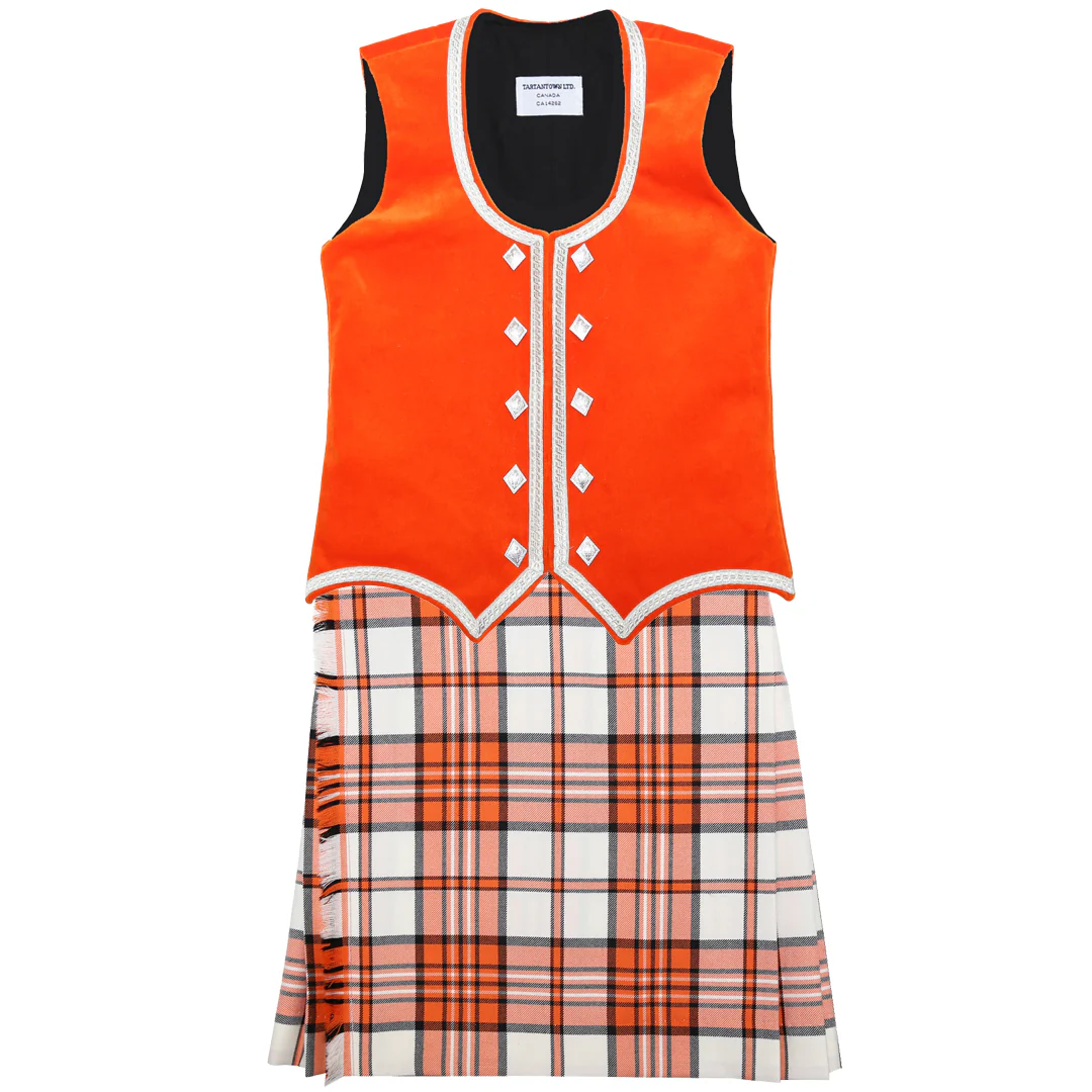 Tartan - Dress Tangerine Scott Variation