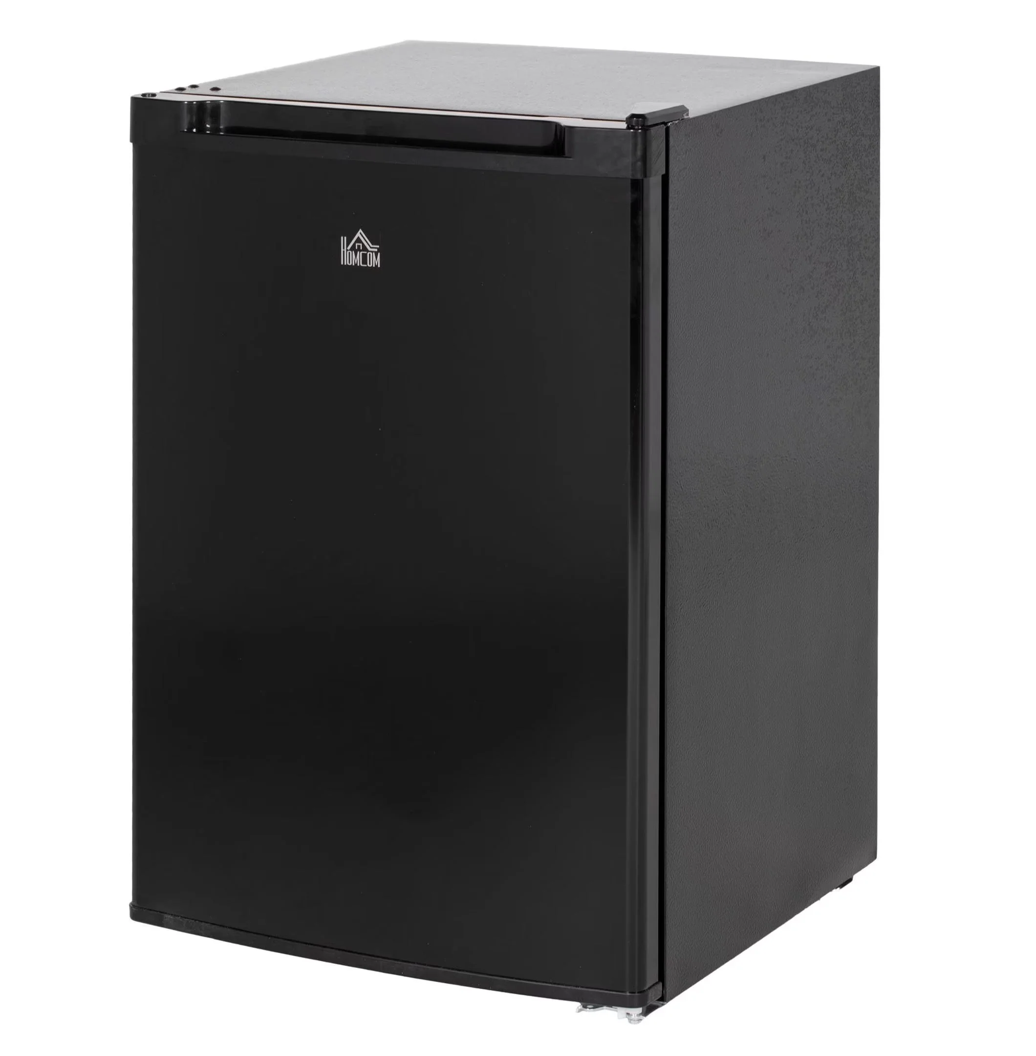 3 Cu Ft Upright Freezer - Black Mini Freezer with Adjustable Thermostat & Reversible Door for Apartment, Dorm, Office