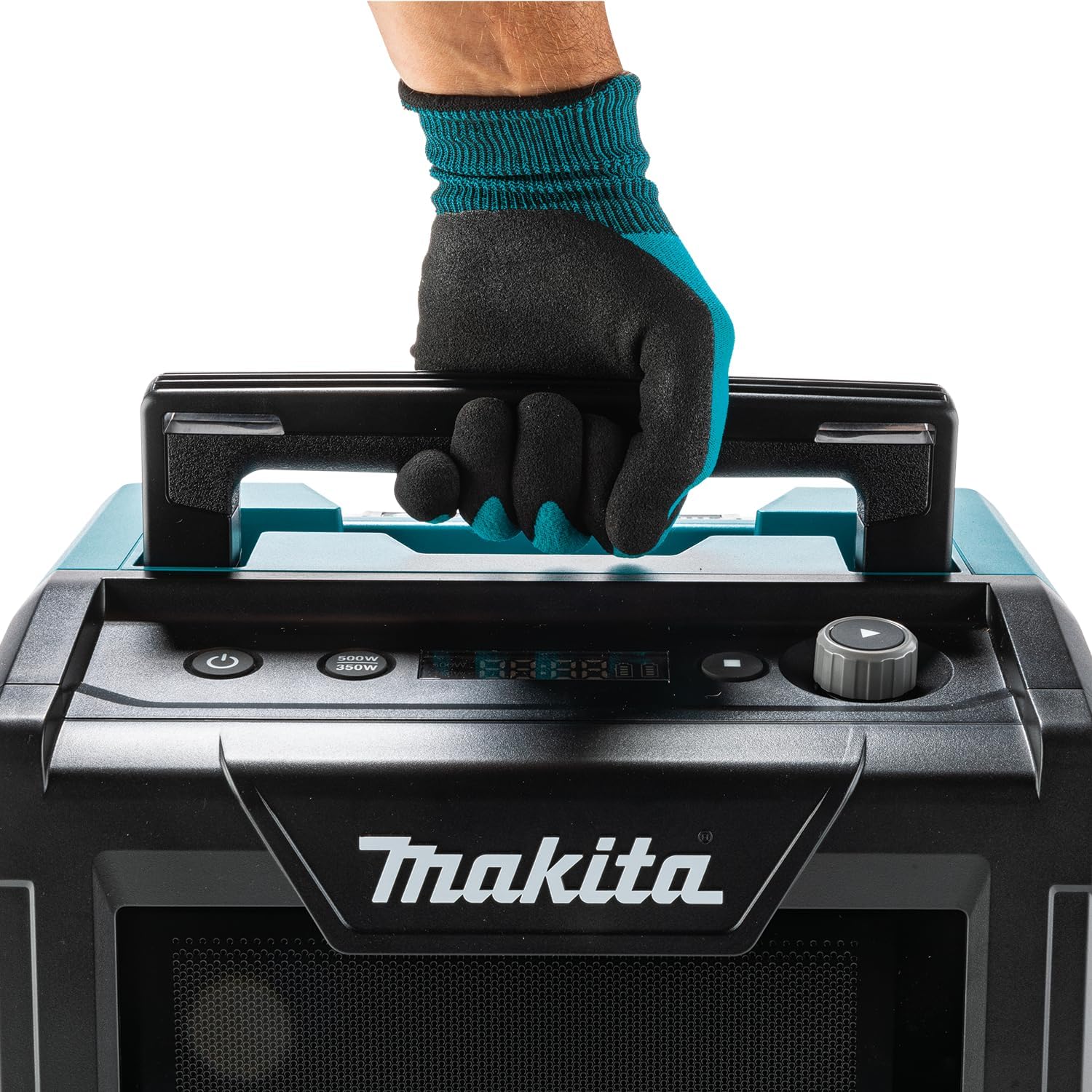 Makita MW001GZ Akku-Mikrowelle 40V max. 350/500 W, 8 l (ohne Akku, ohne Ladegerät)