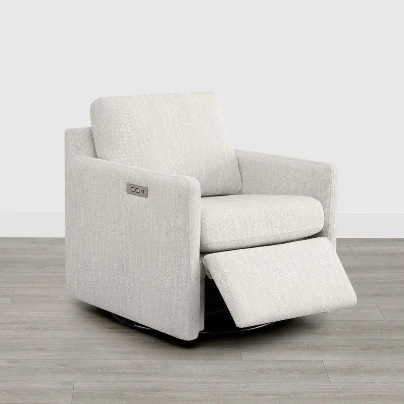 Nora Electric Reclining Swivel Chair with Footrest