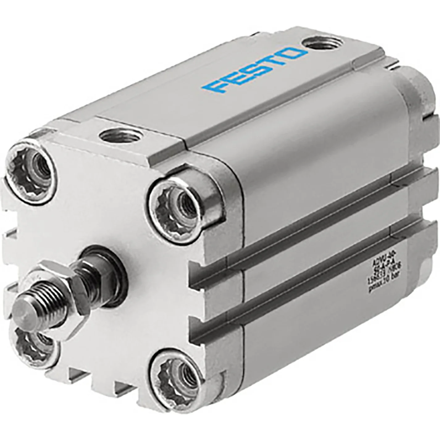 Festo 156634 - 1/8�� BSPP Compact Cylinder 40mm Bore Size 60mm Stroke Length ADVU-40-60-A-P-A