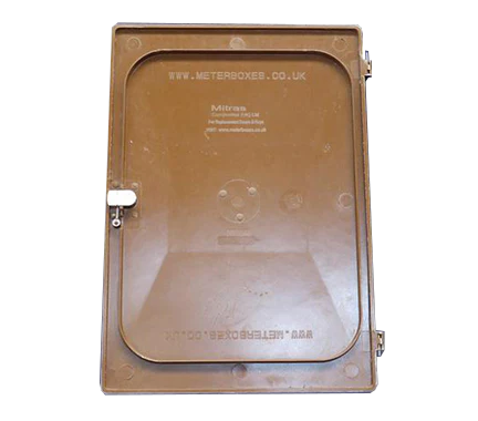 Mitras Brown Recessed Electricity Meter Box Door