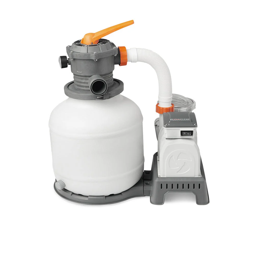 BestWay Flowclear 2000 Gallon Large Above Ground Pool Sand Filter Pump(Open Box)💝 Last Day For Clearance