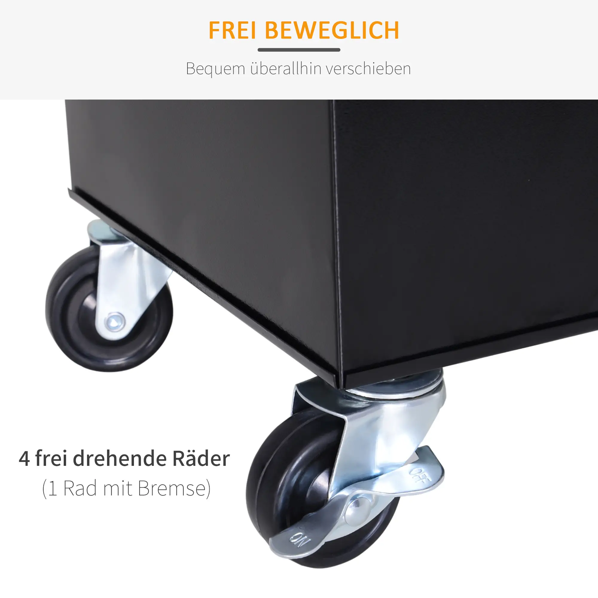 Durhand Werkstattwagen Werkzeugschrank rollbar viel Stauraum