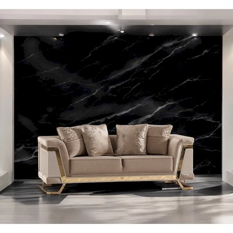 Renillo Velvet Upholstered Loveseat