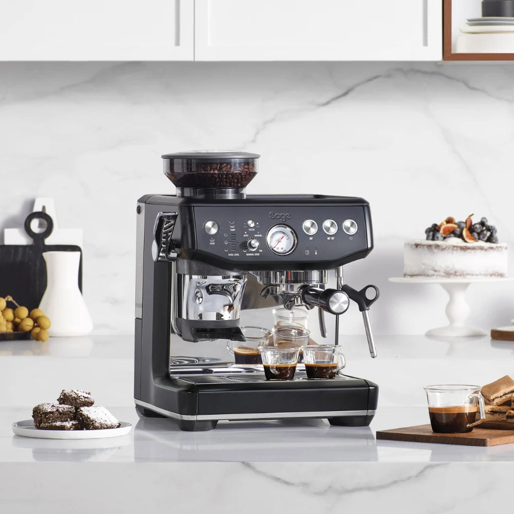Sage The Barista Express Impress Coffee Machine - Black | SES876BTR4GUK1