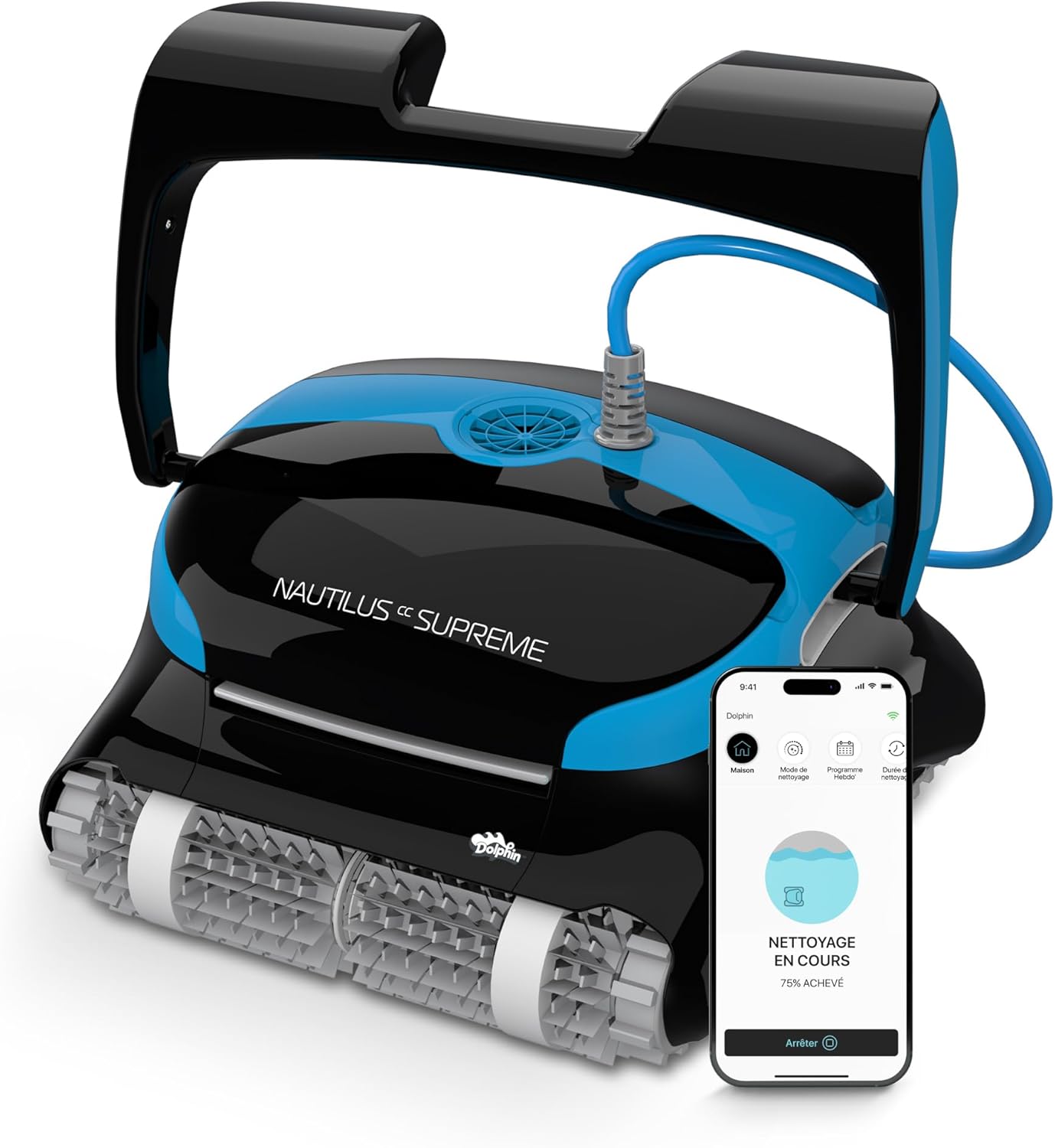 Dolphin Nautilus CC Robot Electric Pool Cleaner - Wall Cleaning, Underground Pool Up to 10 m