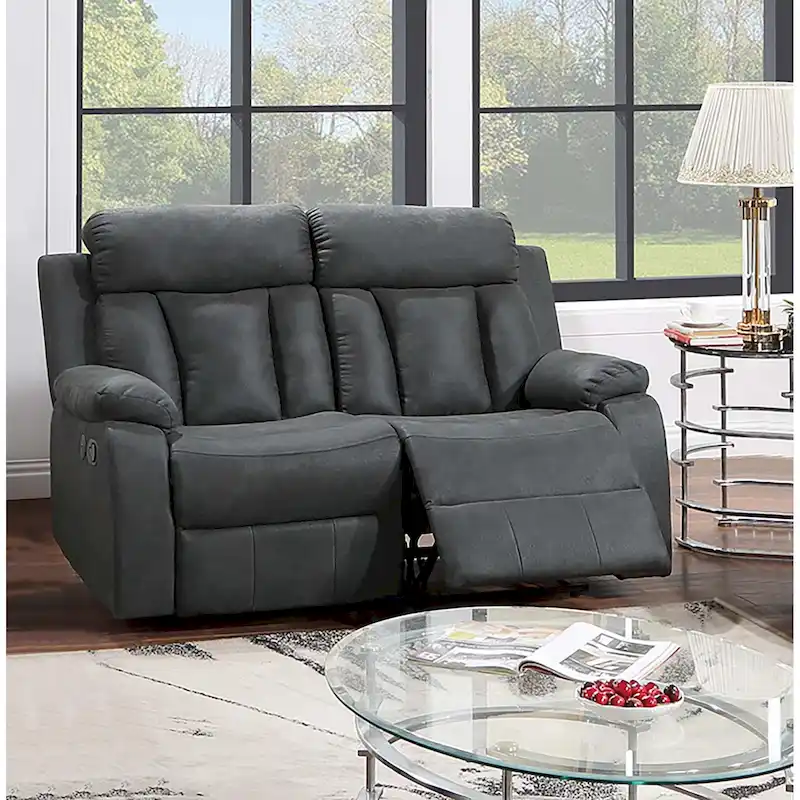Poundex Reclining Loveseat