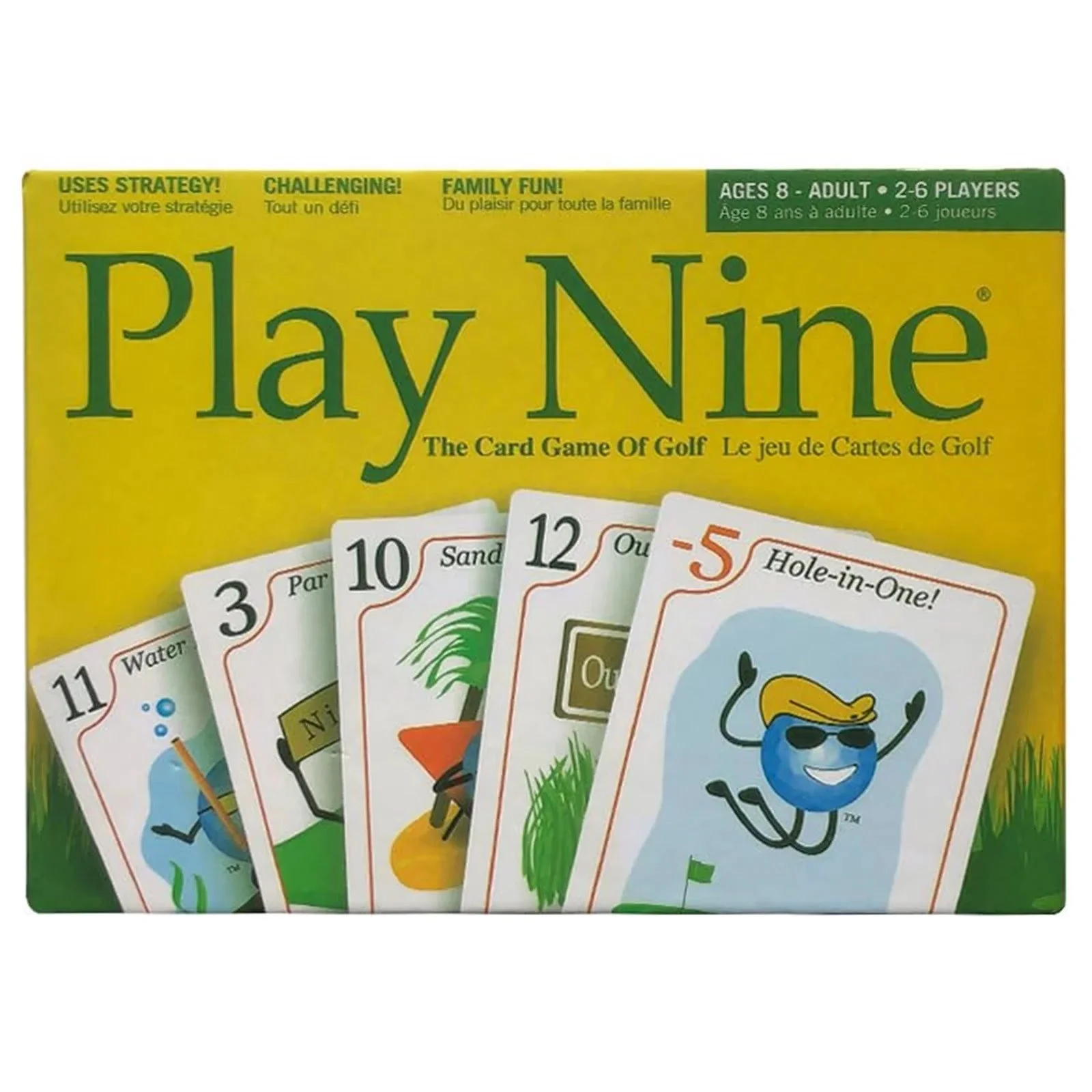 Tysmin Juegos Familiares Laoniu — Juego de Cartas Divertido Inspirado en el Golf, Ideal para Reuniones Familiares y con Amigos