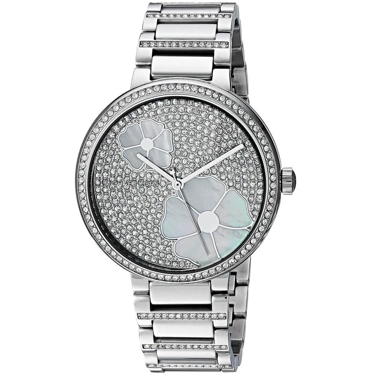 Michael Kors Courtney Pavé Silver Women's Watch - MK3835