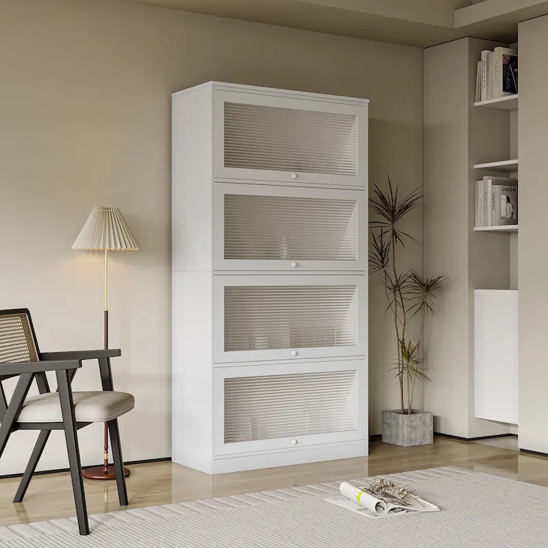 MM Glass Door Office Storage Cabinet