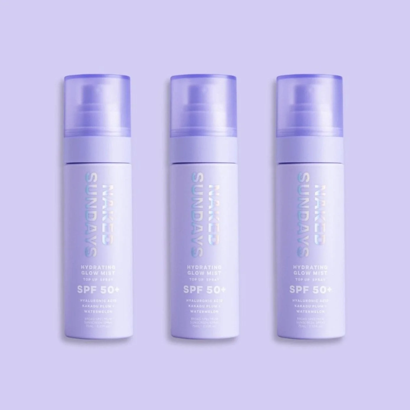 Full Size Trio Variant - SPF50+ Glow Face Mist Top Up Spray
