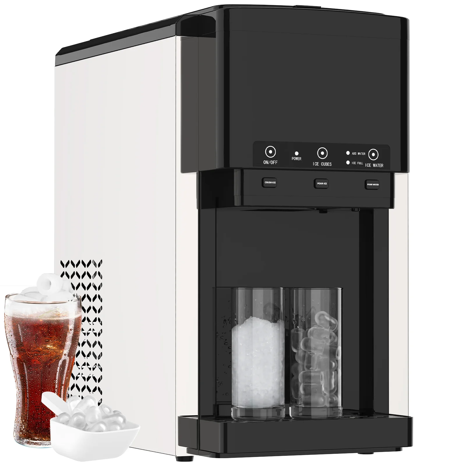 3-in-1 Ice Maker with Cold Water Dispenser