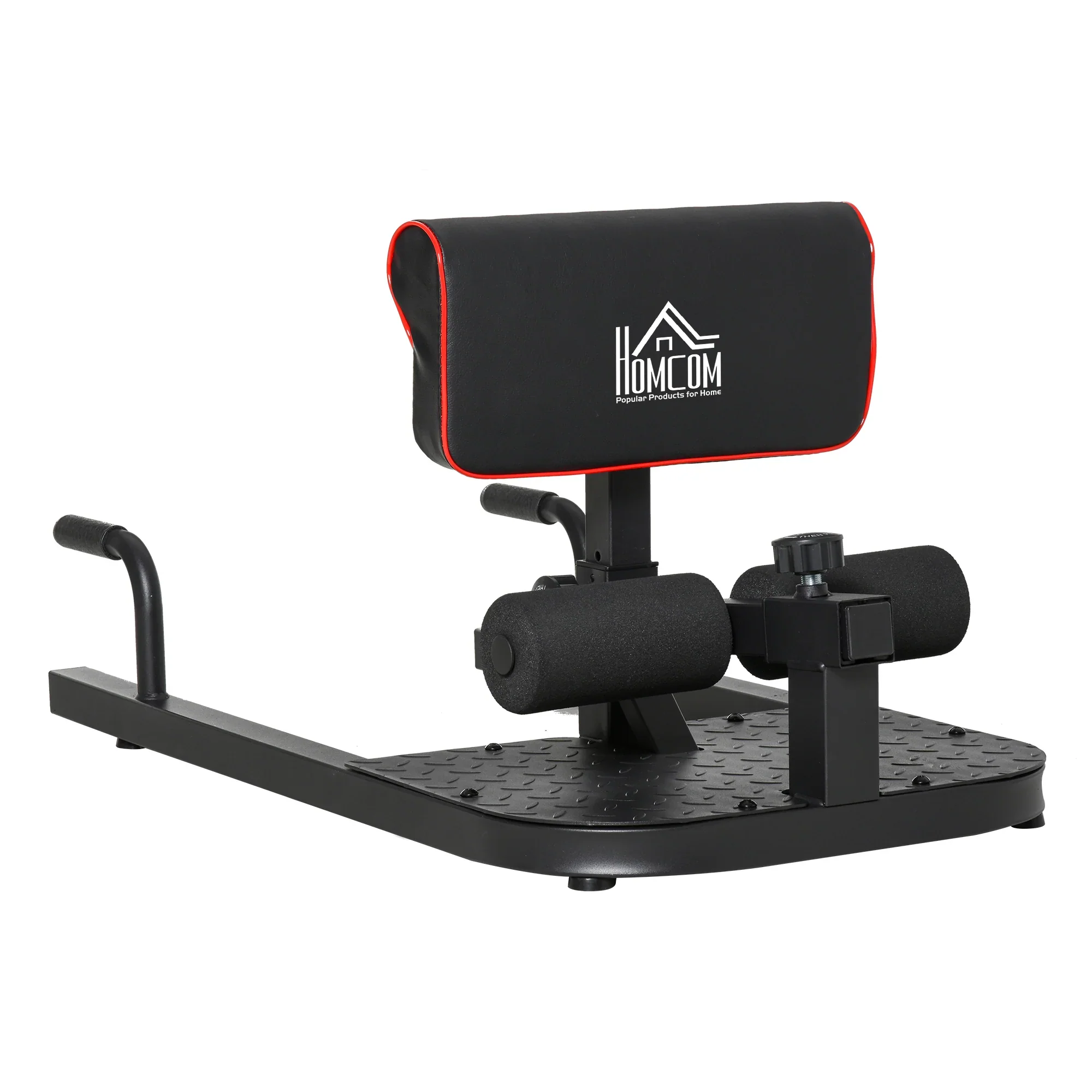 HOMCOM Sissy Squat Kniebuigtrainer 3-in-1 in hoogte verstelbaar