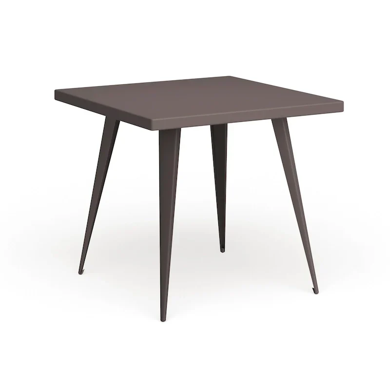 Carbon Loft Swan Industrial Square Metal Dining Table - Not Available