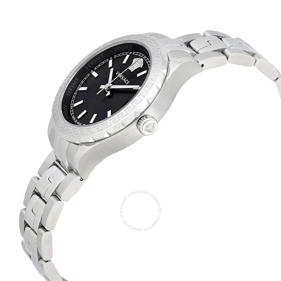 Versace Hellenyium Black Dial Ladies Watch V1202 0015