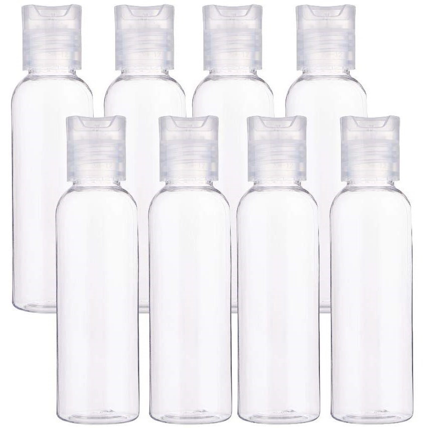 4 OZ Clear Plastic Perfume Empty Bottle Travel Makeup Sanitizer USA 30271