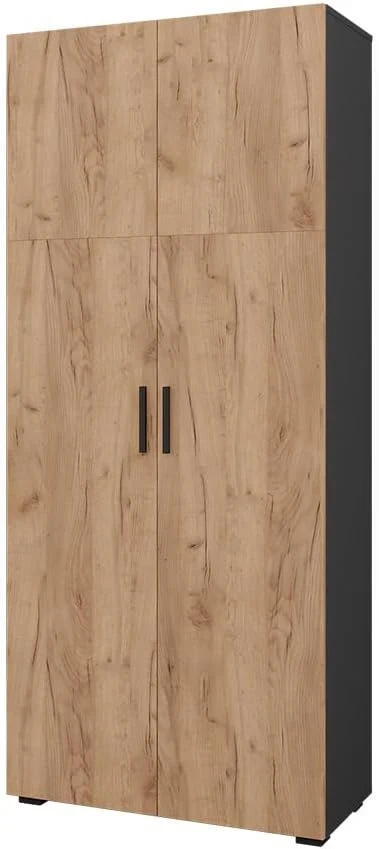2026 Vicco Armario Universal Ingo, Antracita/Roble Dorado, 80 x 183.8 cm