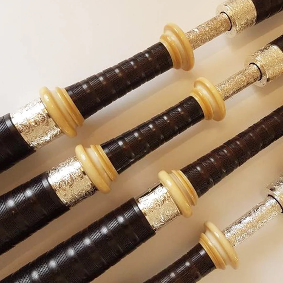 David Naill Vintage Bagpipes - #5 Engraved