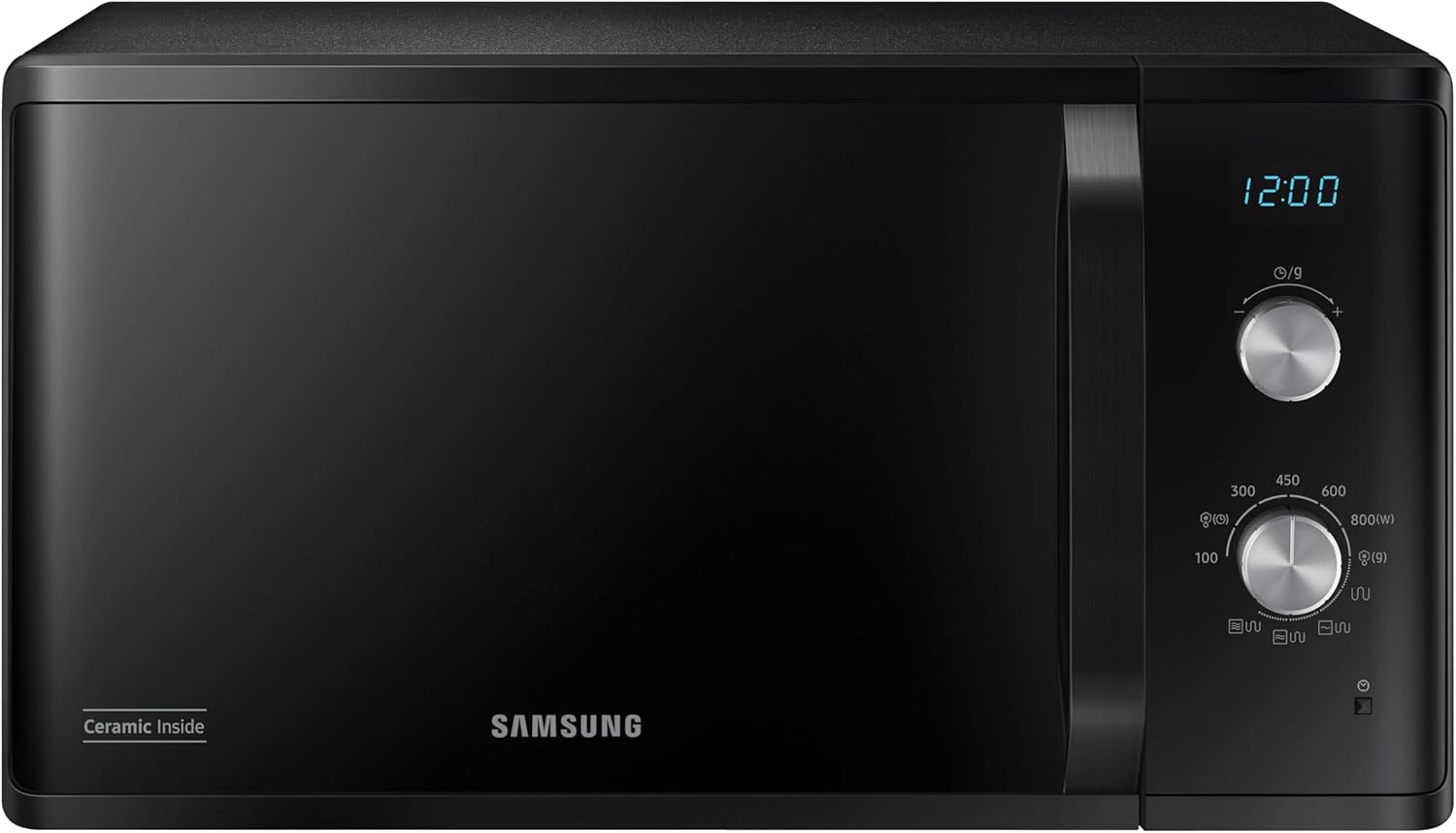 Samsung Microwave with Grill 23L 800W TDS System Black MG23K3614AK/E1
