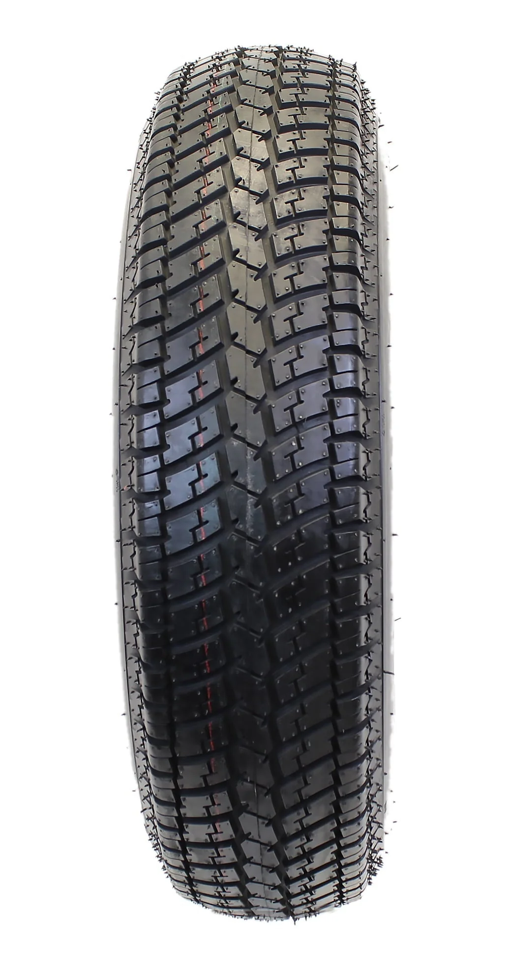 Neumático de remolque montado en llanta ST205/75D15 F78-15 205/75-15 LRC 5 agujeros, llanta modular plateada