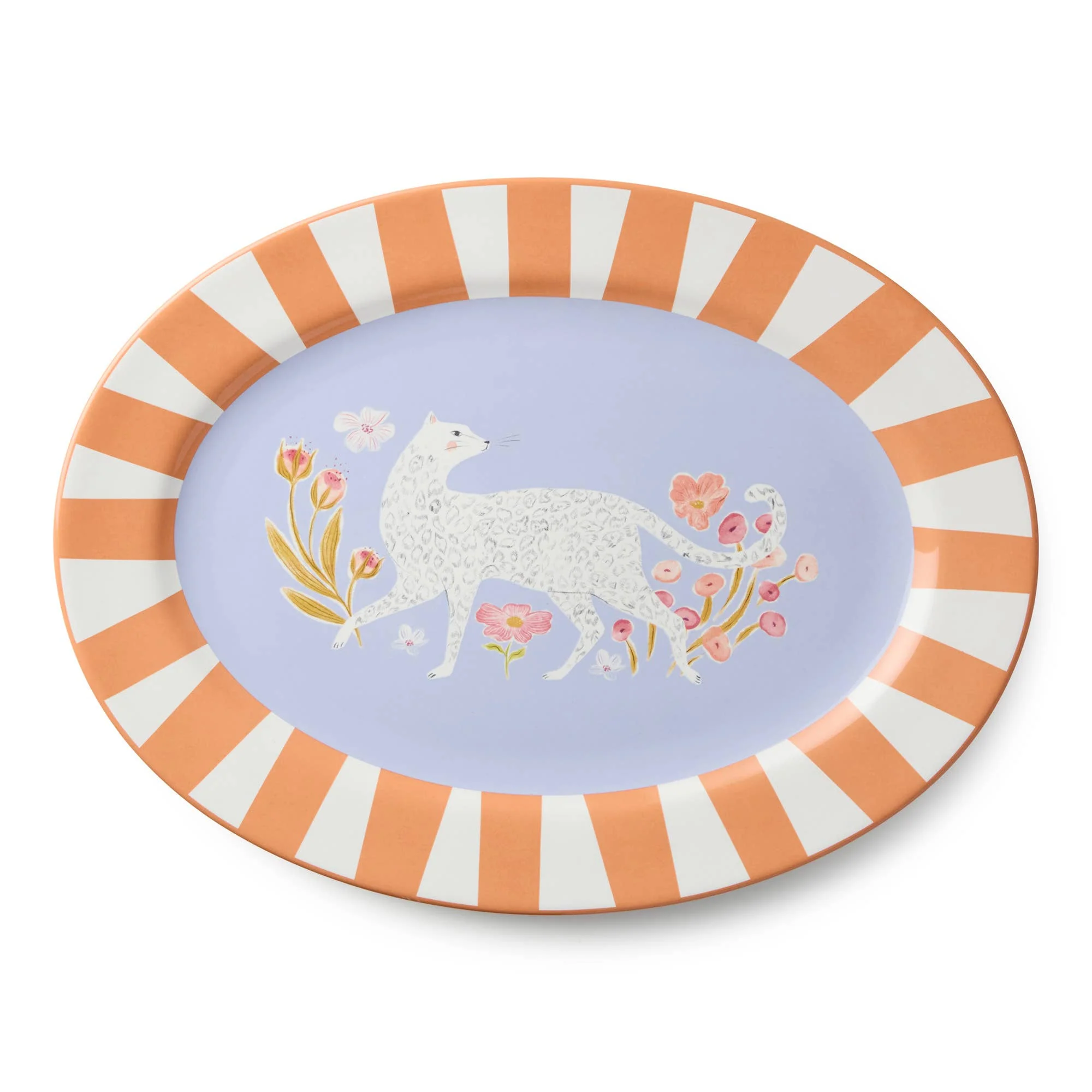 Menagerie Oval Platter 16
