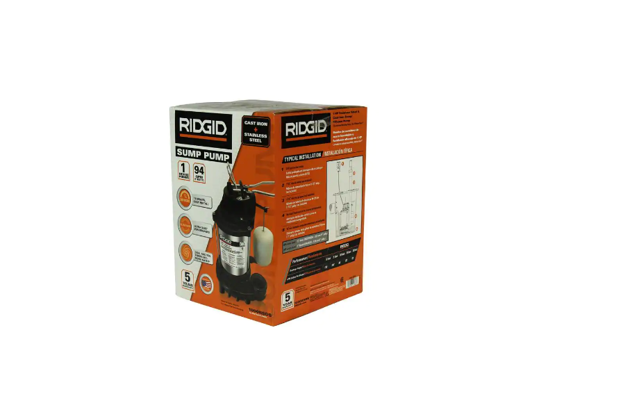 1000RSDS 1 HP Stainless Steel Dual Suction Sump Pump