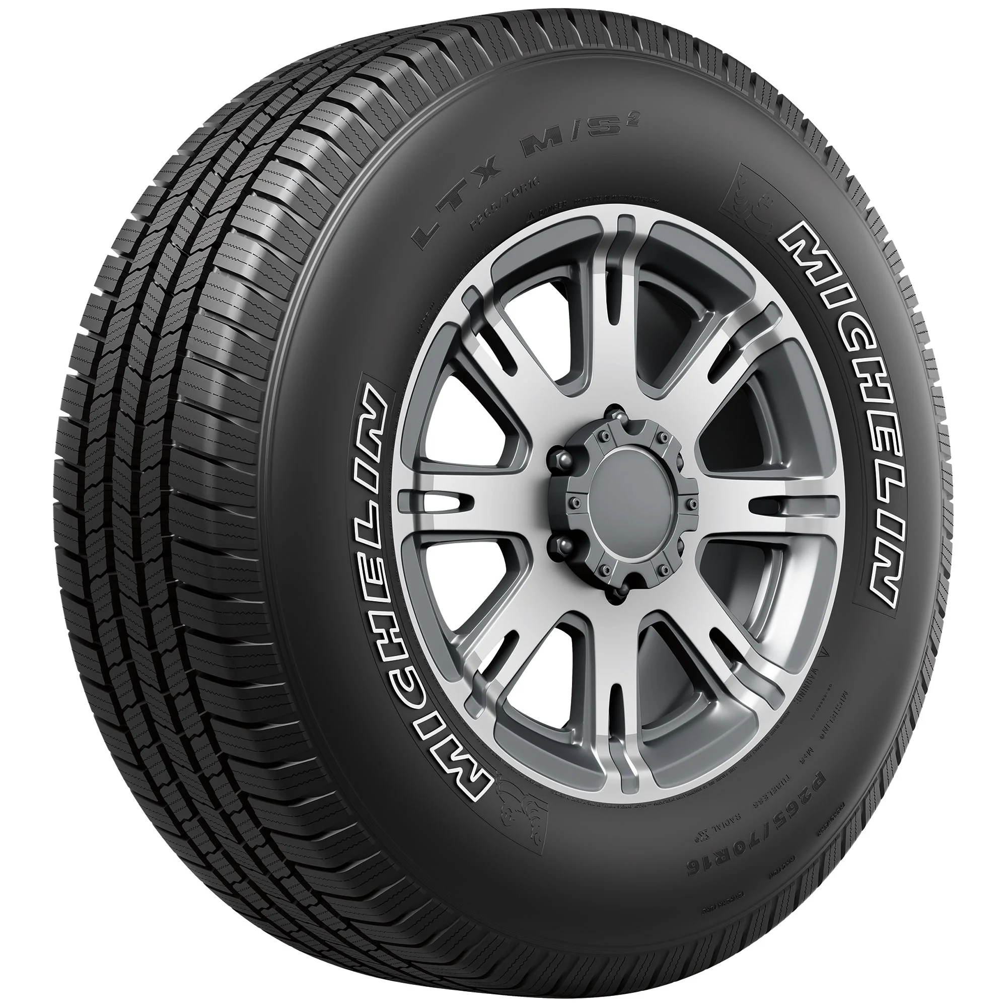 Michelin LTX M/S2 265/75R16 114 T Tire Fits: 1996-99 Chevrolet Tahoe Base, 2006-07 Hummer H3 Base