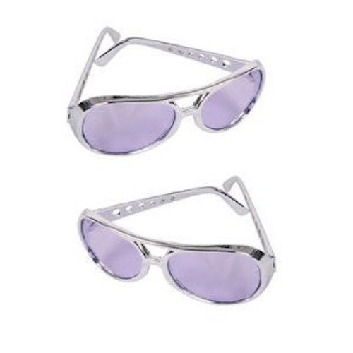 Elvis Style RockStar Sunglasses Purple 12 PACK 1134D
