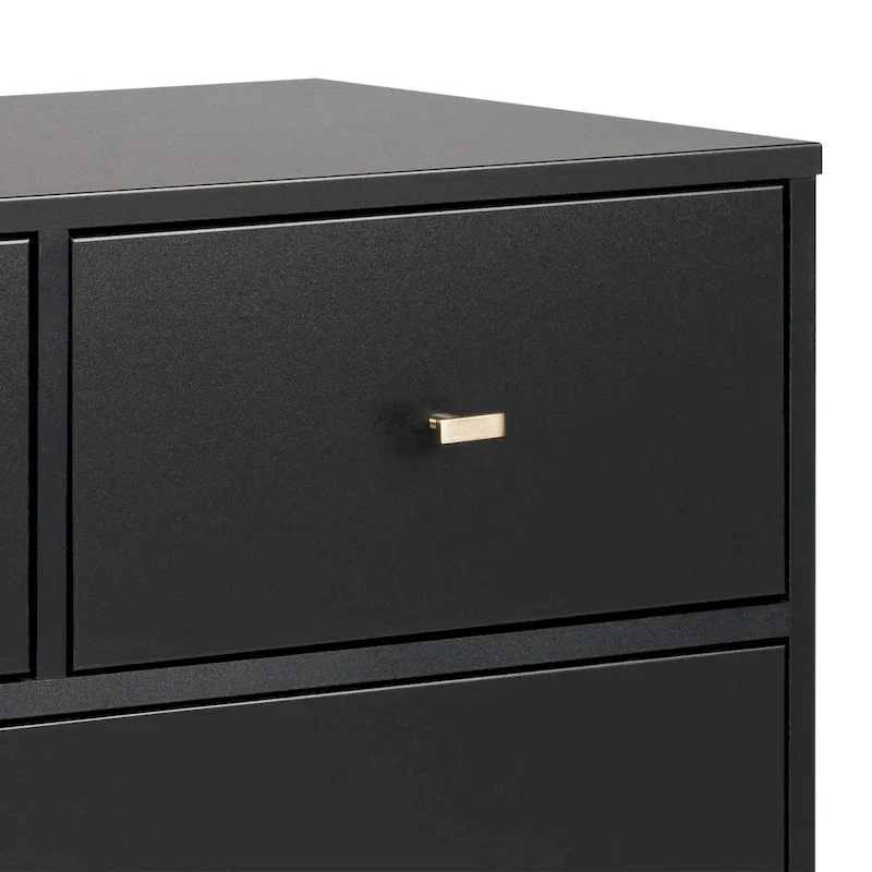 Prepac Milo 7-Drawer Dresser in Mid-Century Modern Style
