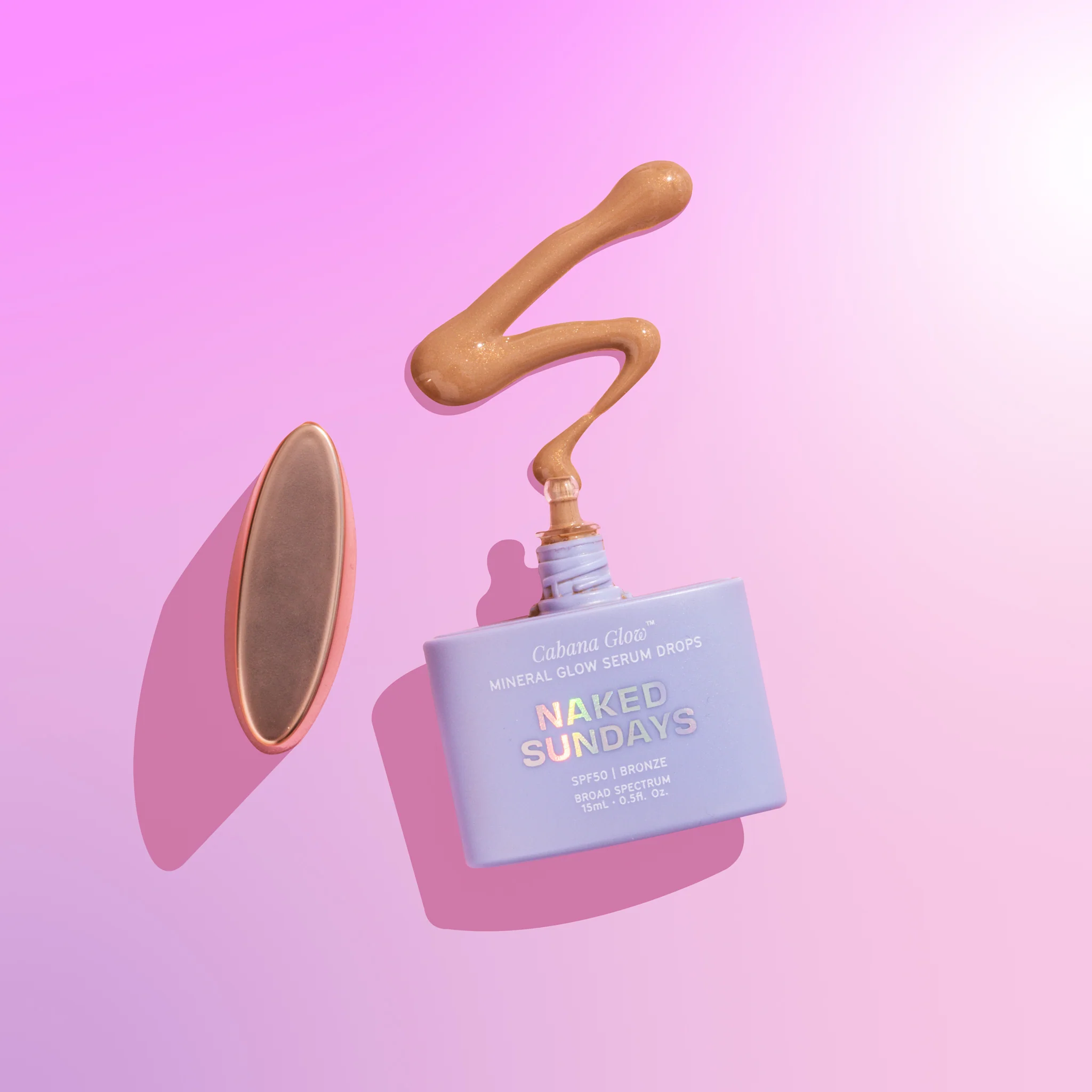 CabanaGlow™ SPF50 Mineral Glow Serum Drops - Bronze Mini