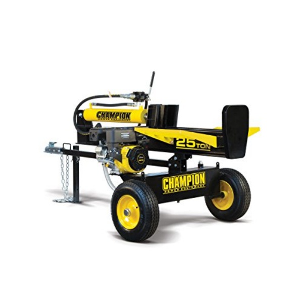 Champion Power Equipment-100251 25-Ton Horizontal/Vertical Full Beam Gas Log Splitter with Auto Return