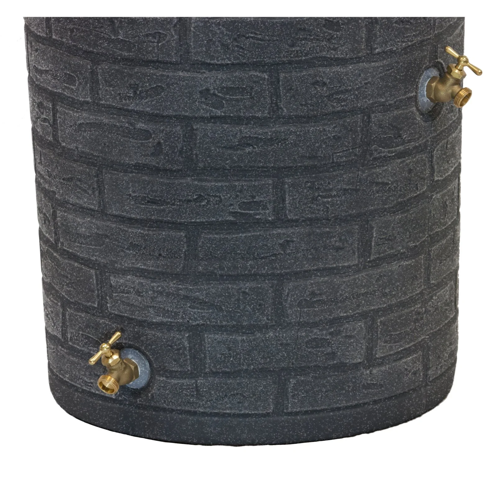 Good Ideas IMP-D50-DAR Impressions Downton Rain Saver Rain Barrel, 50 Gallon, Dark Granite