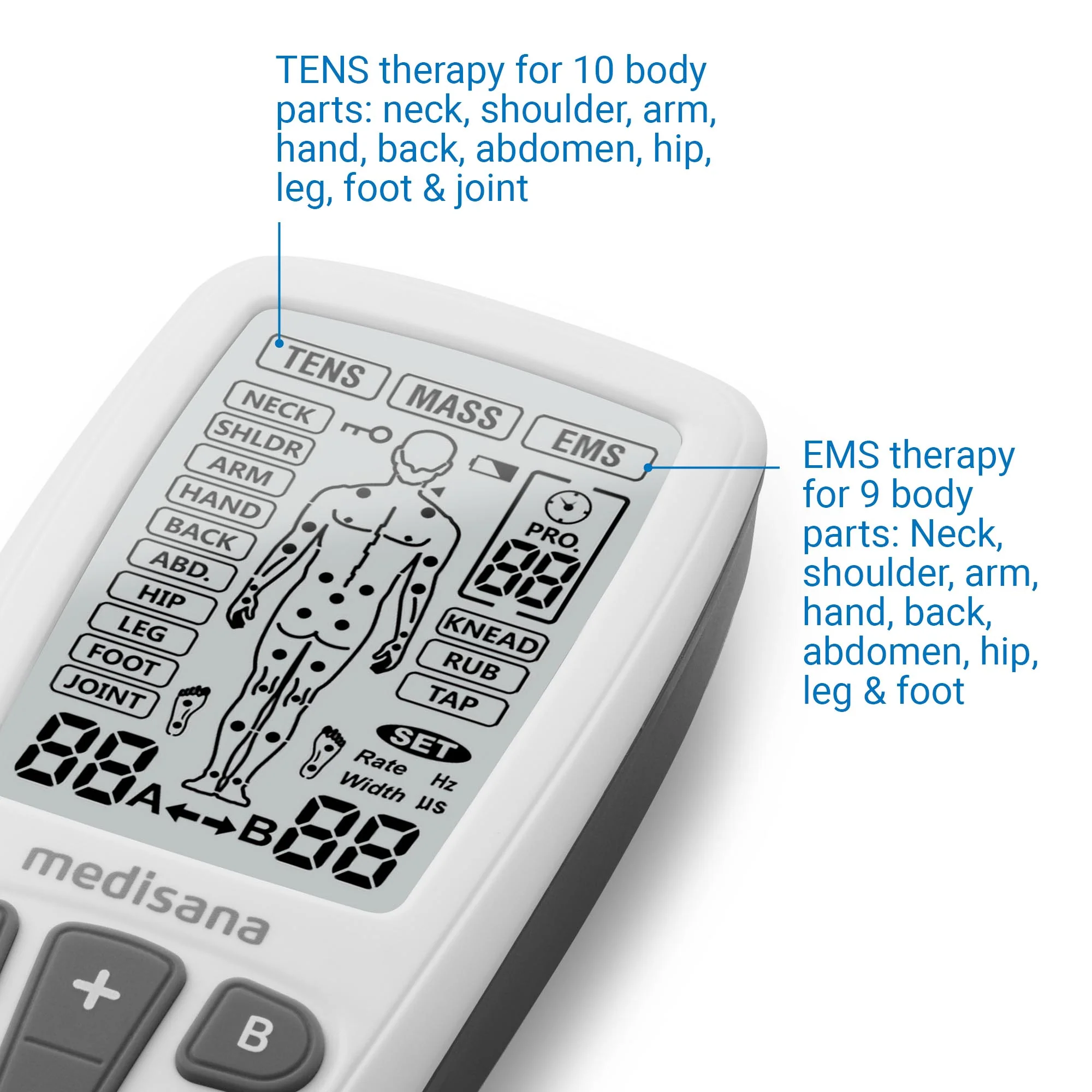 Medisana Elektrotherapiegerät TT200 3in1, weiss