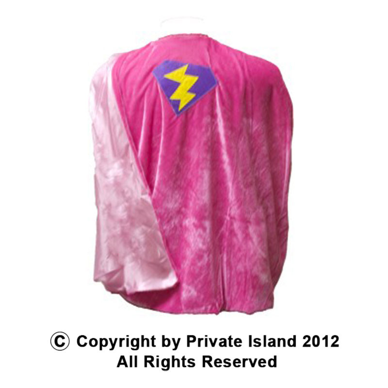 Wholesale Girls Superhero Cape Bulk Pink 12 PACK |  Kids Pink Cape 12 PACK |  WS4701D Incl. Free Masks
