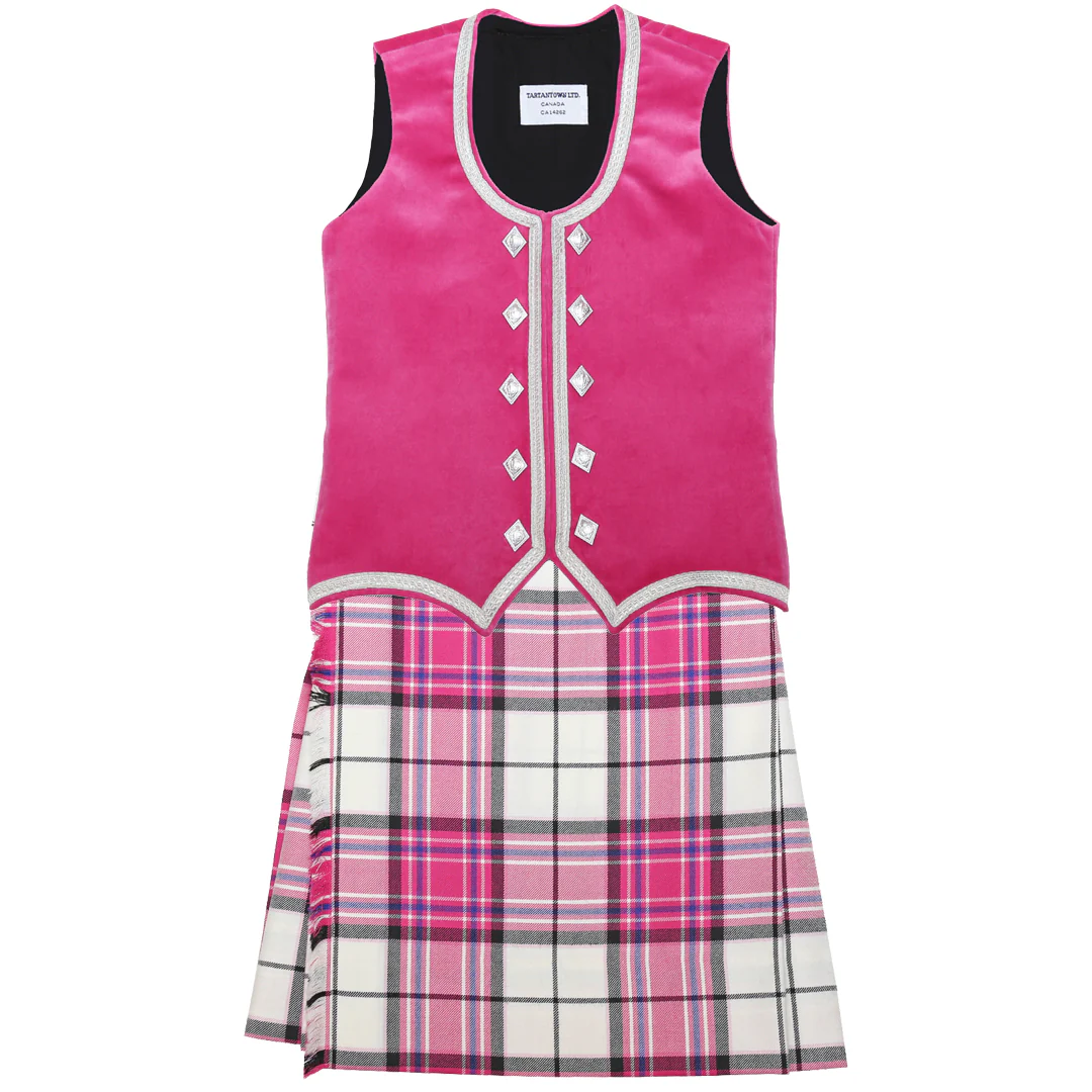 Tartan - Dress Raspberry McKellar