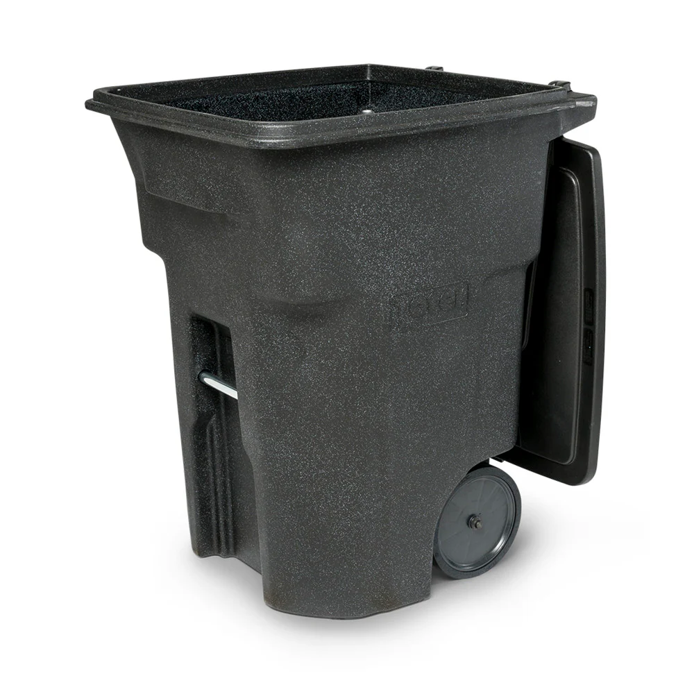 2025 Contenedor de Basura Toter de 96 Galones con Ruedas Silenciosas y Tapa