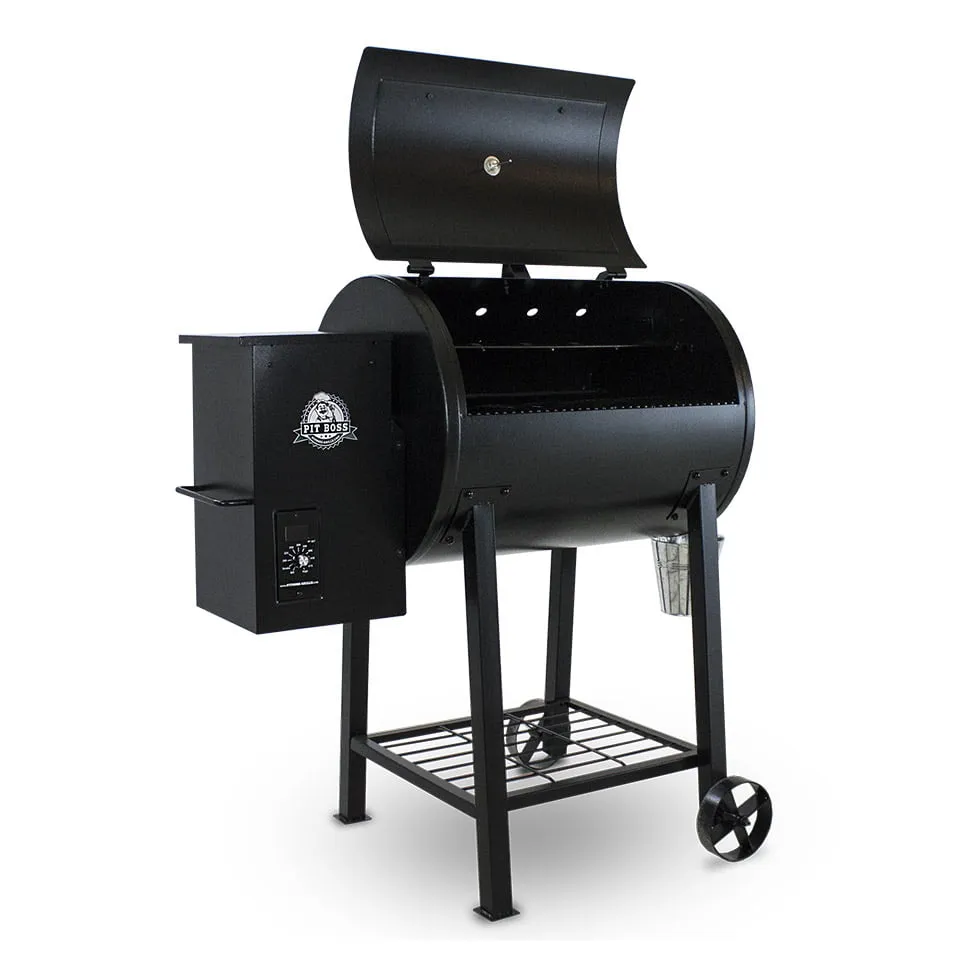 Parrilla de pellets de madera Pit Boss 700FB con quemador de llama, área de cocción de 700 pulgadas cuadradas