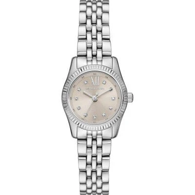 Michael Kors Petite Lexington Pavé Silver Watch MK4843