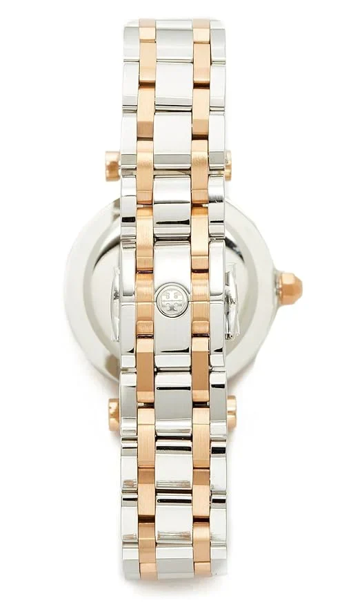 Tory Burch Gold Tone St Steel Ivory Dial Women's Watch TBW9013