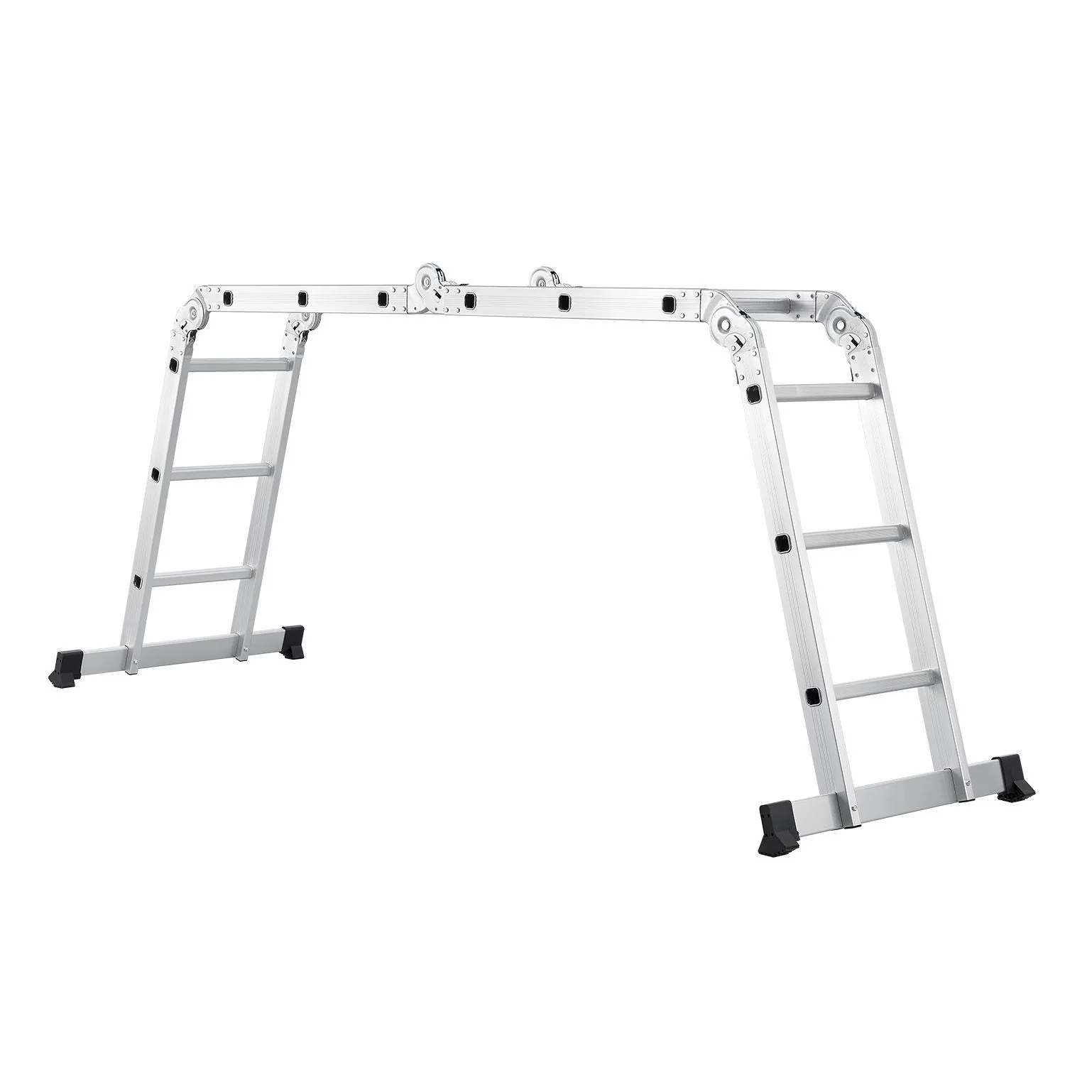 2025 Escalera multifuncional de aluminio 3,6 m – Versátil, estable y compacta